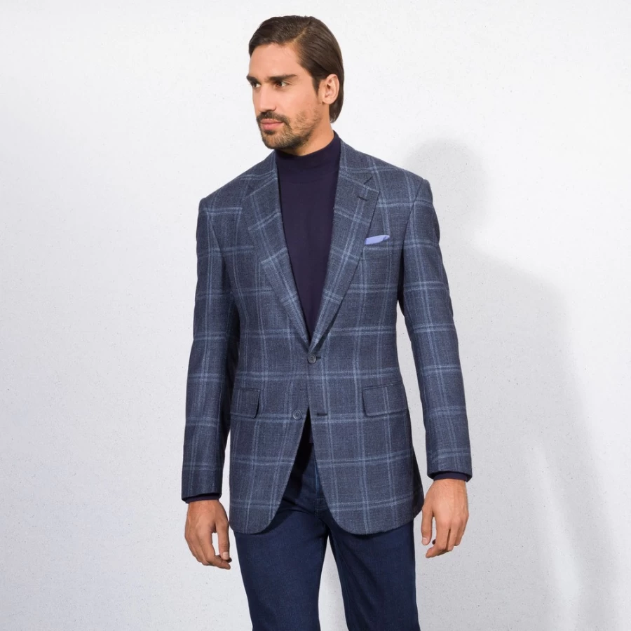 "Stefano Ricci Men's Luxury Two-Button Fiesole Jacket – Premium Tailored Blazer"