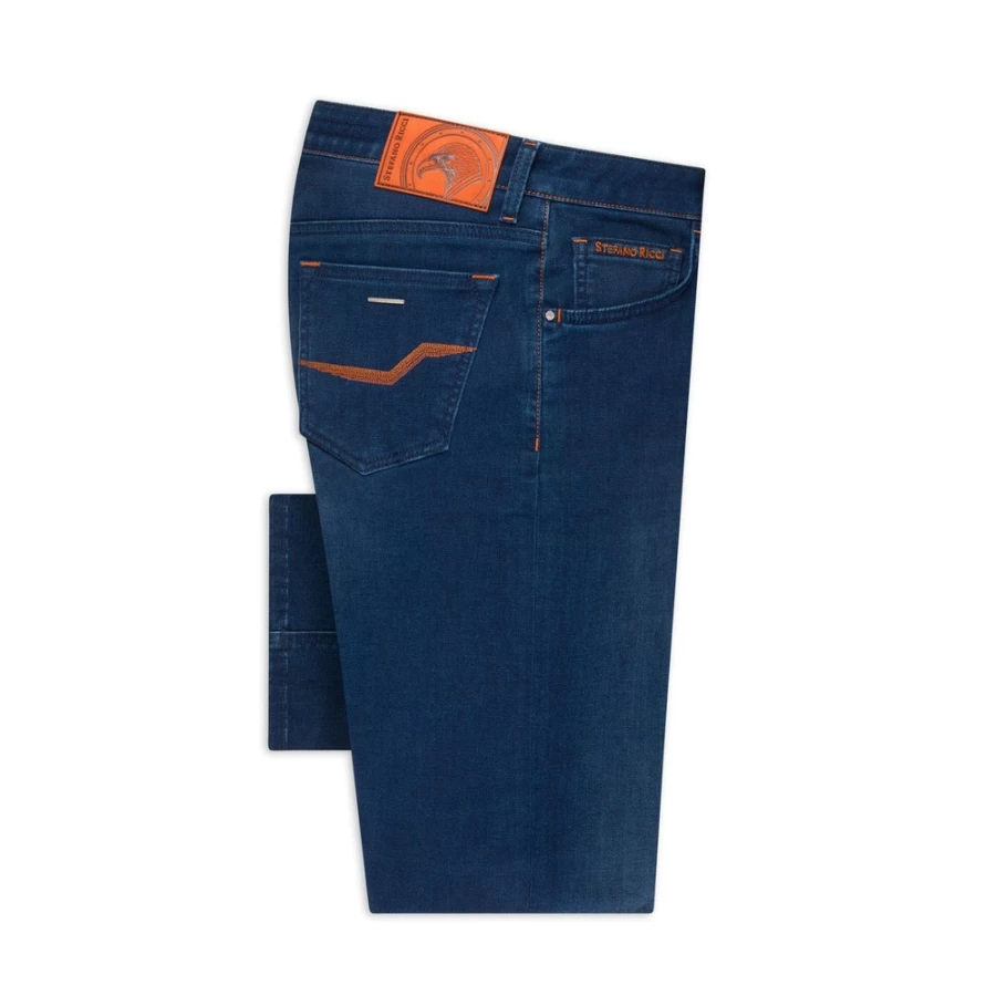 Stefano Ricci Men's Premium Luxury Jeans - High-Quality Denim for a Stylish Fit