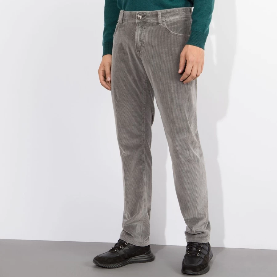 Stefano Ricci Men's Luxury Corduroy Trousers for Premium Comfort & Style
