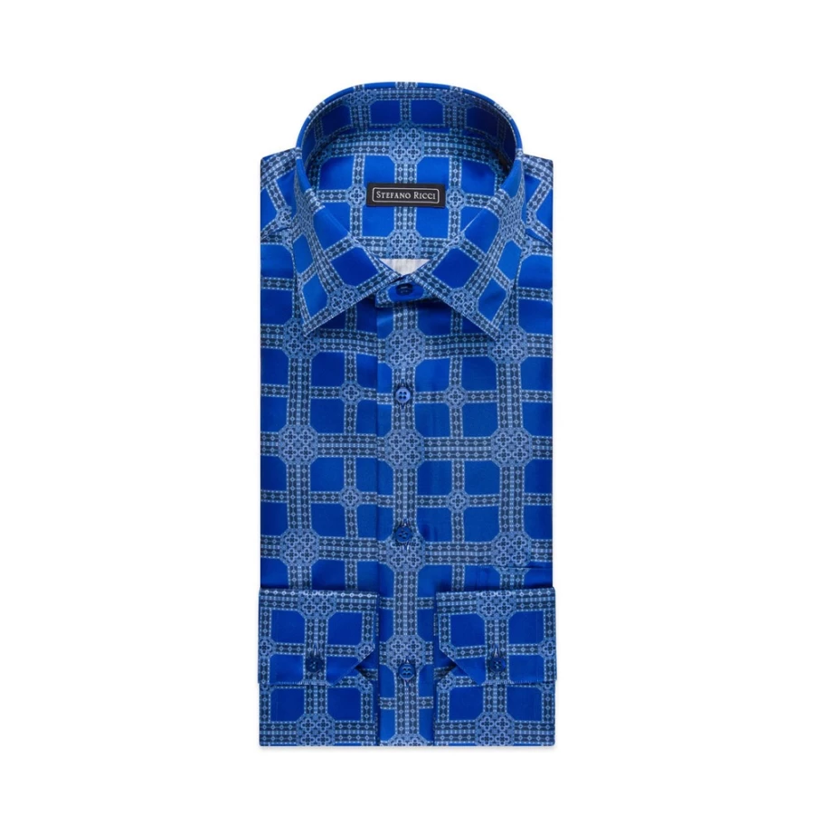 Stefano Ricci Men's Handmade Torino Shirt in Classic Design - Color 45202_009
