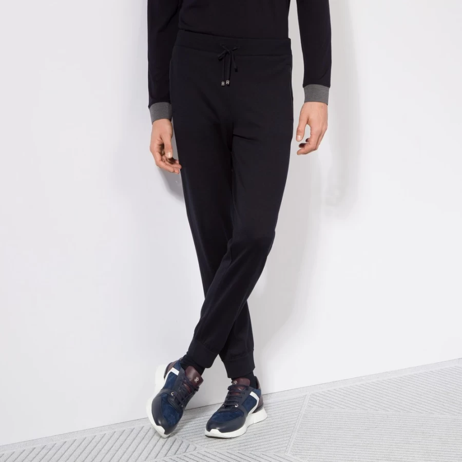 Stefano Ricci Men's Premium Jogging Suit Trousers for Comfort & Style