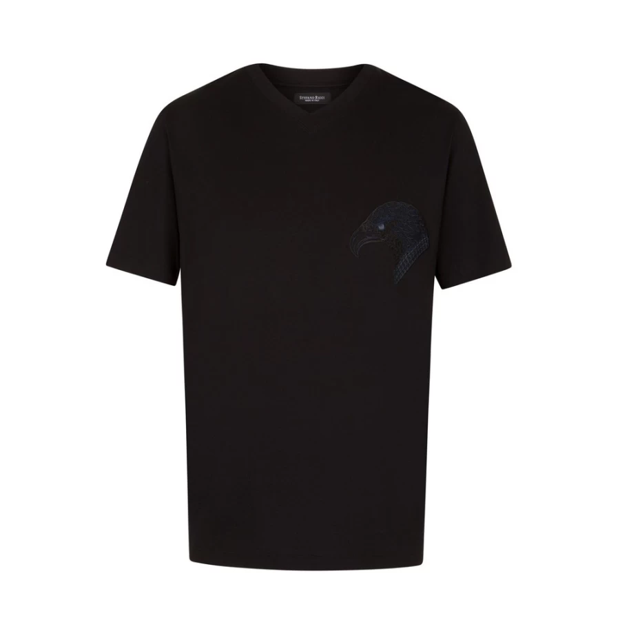 Stefano Ricci Men's N999 Crew Neck T-Shirt | Premium Cotton Classic Fit