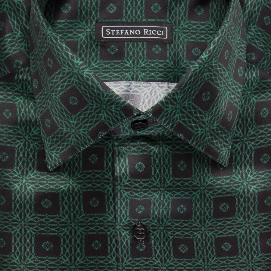 Stefano Ricci Men's Handmade Torino Shirt in Classic Design - Premium Luxury Wear