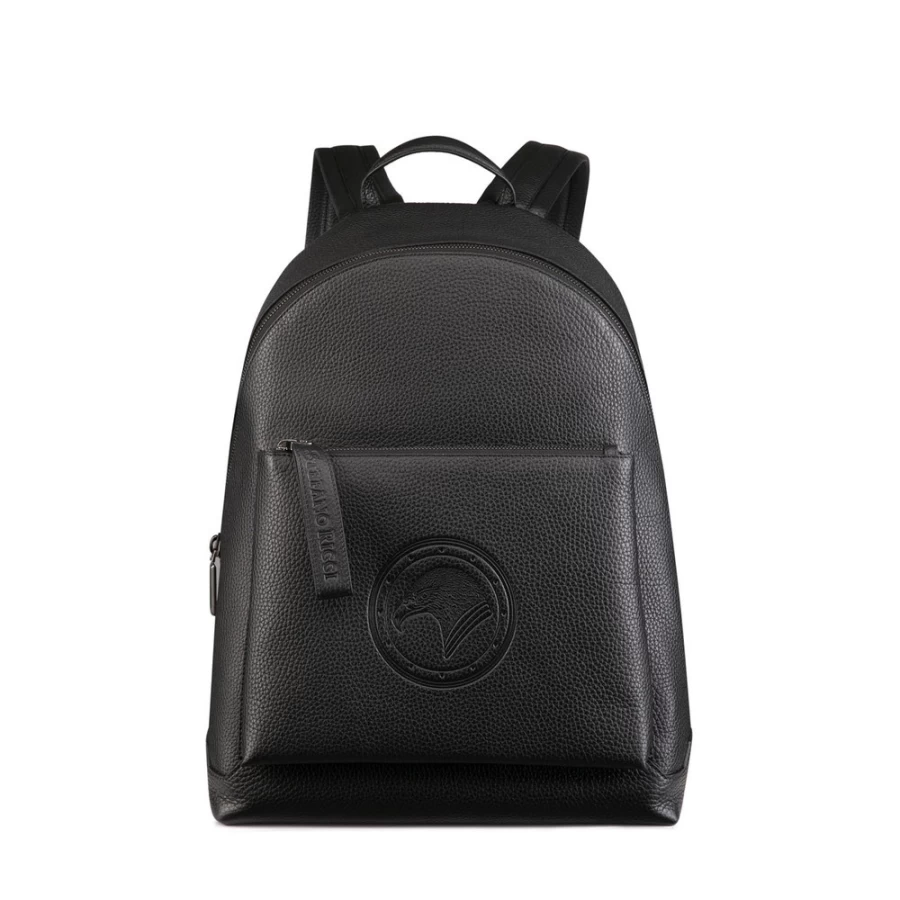 "Stefano Ricci Luxury Calfskin Leather Backpack for Men - Premium Designer Handmade Travel Bag"