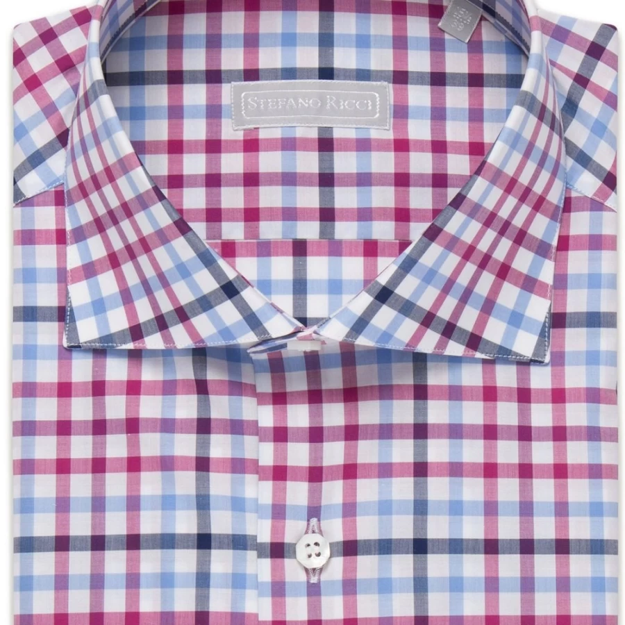 Stefano Ricci Men's Handmade Salerno Shirt - Luxury Italian Dress Shirt for Men