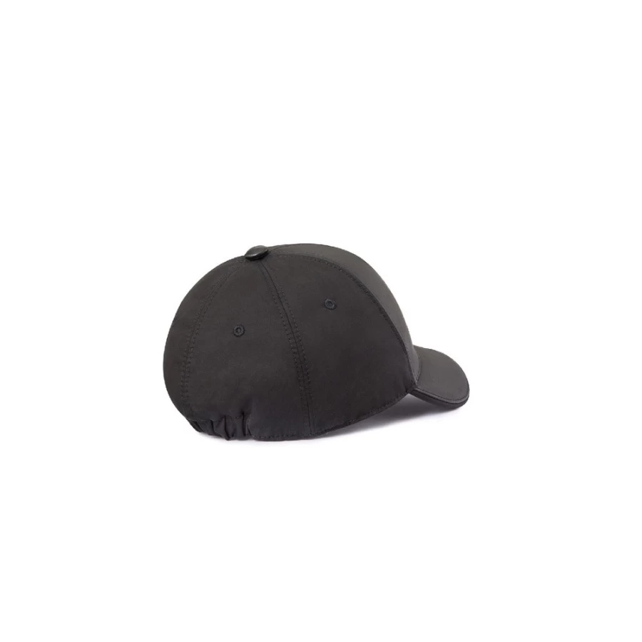 Stefano Ricci Junior Silk and Lambskin Leather Baseball Cap for Boys and Girls