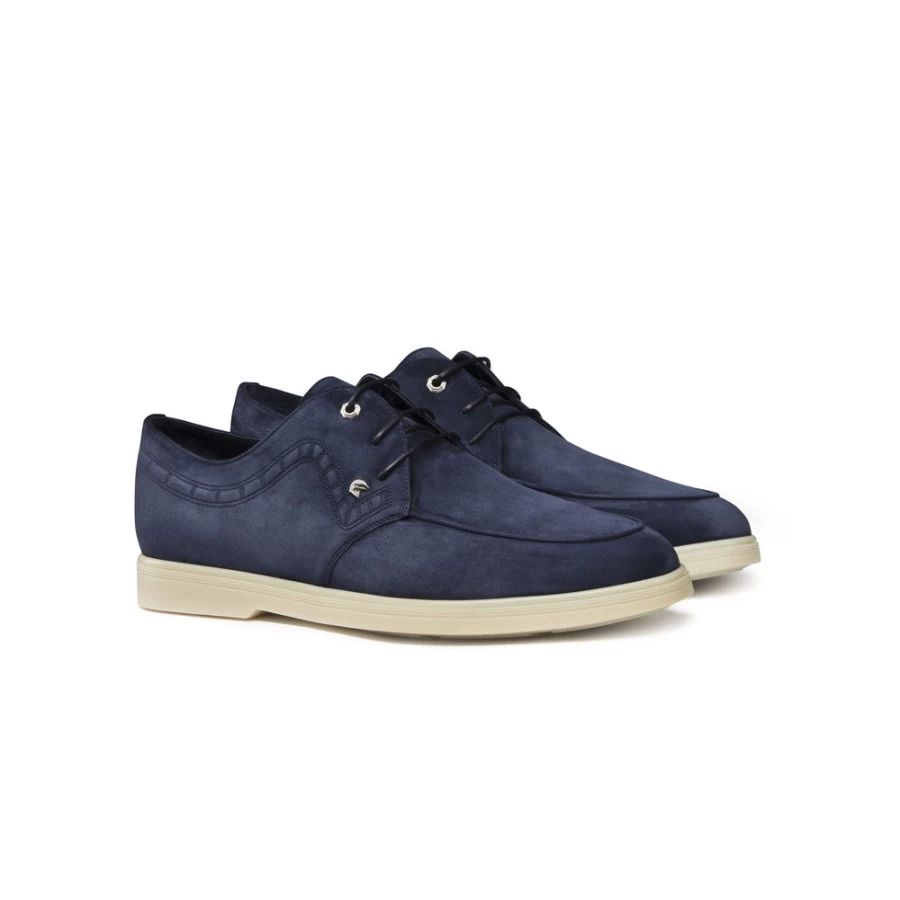 Stefano Ricci Men's Suede Lace-Up Shoes in B013 - Premium Luxury Sneakers