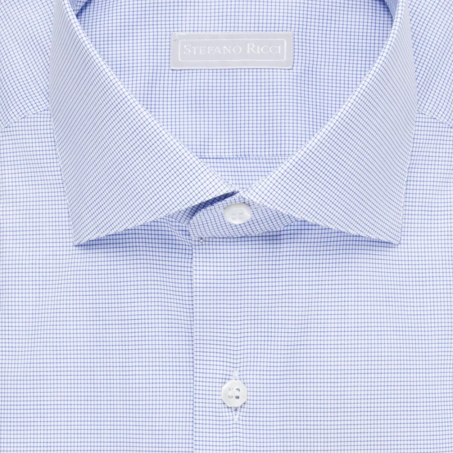 Stefano Ricci Men's Handmade Salerno Shirt – Luxury Italian Cotton Dress Shirt