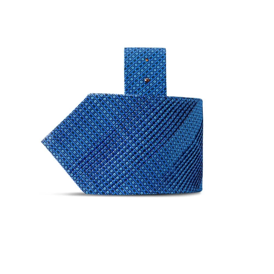"Stefano Ricci Luxury Pleated Silk Tie in Elegant Classic Color 31001_001"