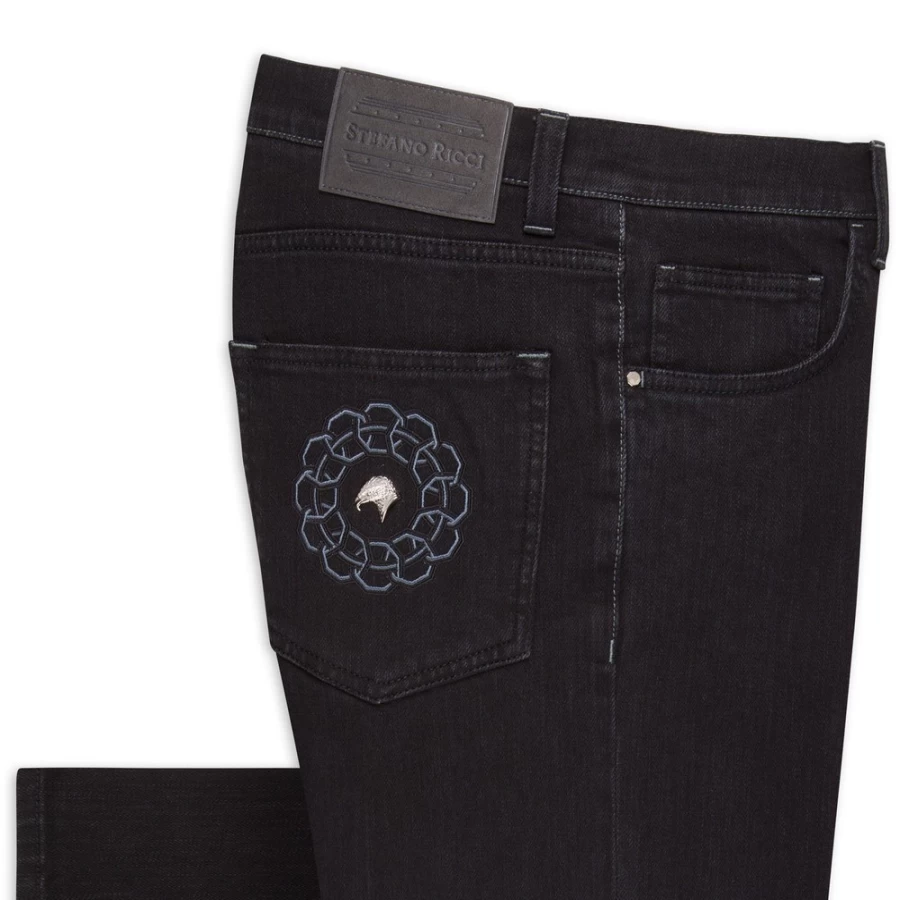 "Stefano Ricci Men's Premium Luxury Jeans for Style & Comfort"