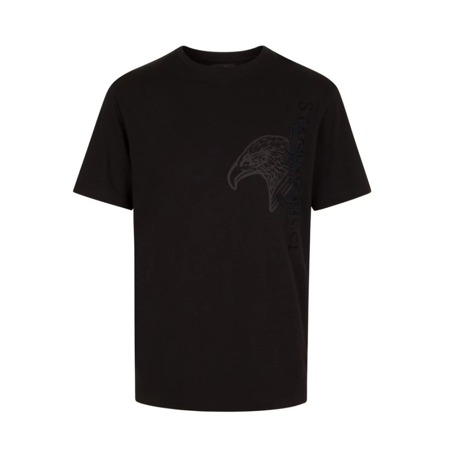 Stefano Ricci Men's Luxury T-Shirt in Color N999 - Premium Cotton Crewneck Tee