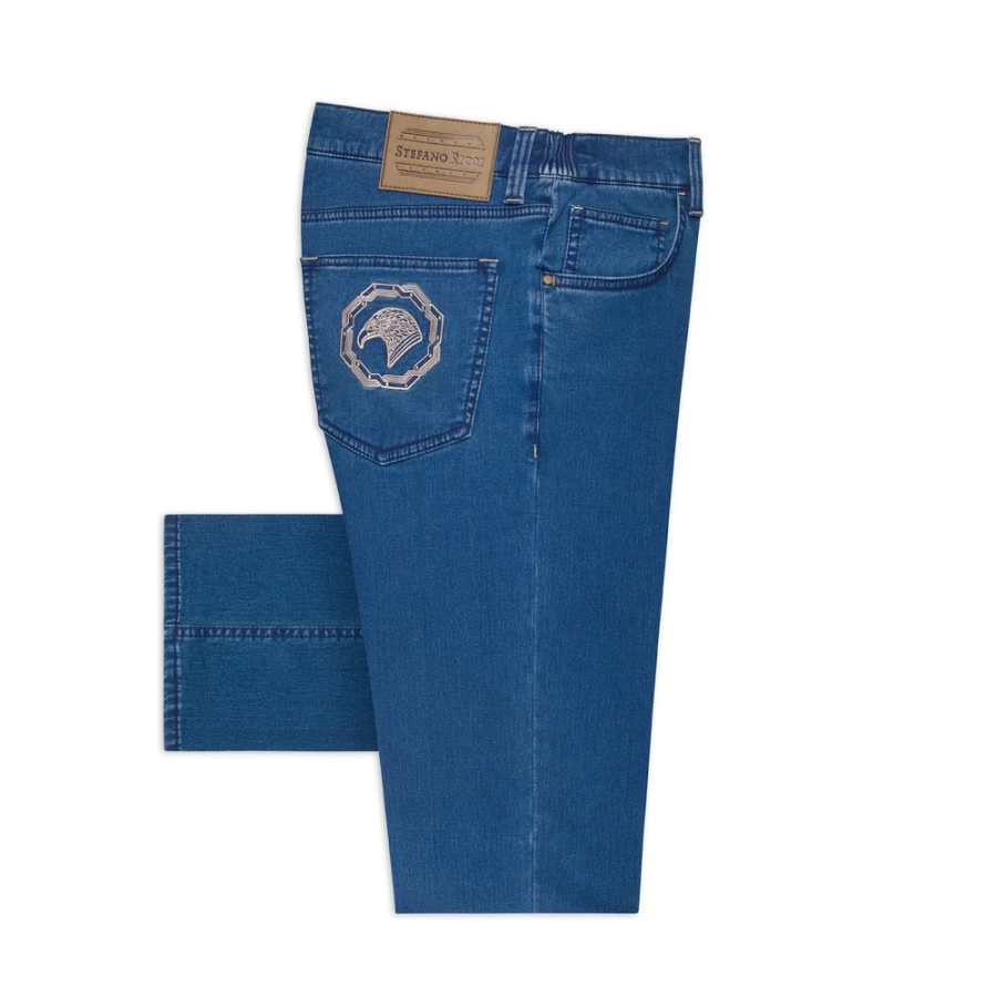 Stefano Ricci Men's Premium Luxury Jeans for Style & Comfort