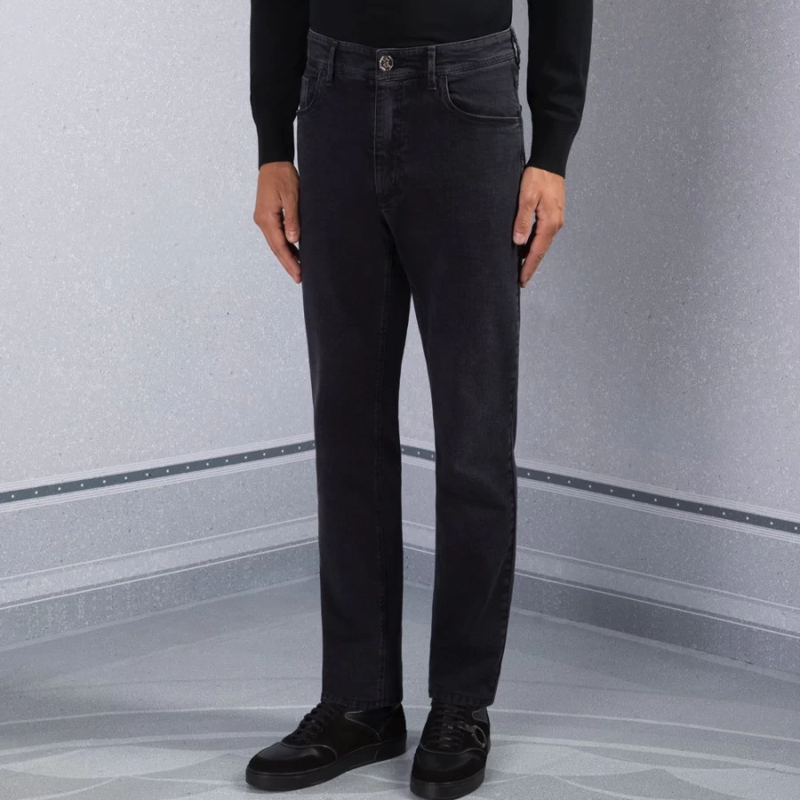 "Stefano Ricci Men's Premium Luxury Jeans for Style & Comfort"