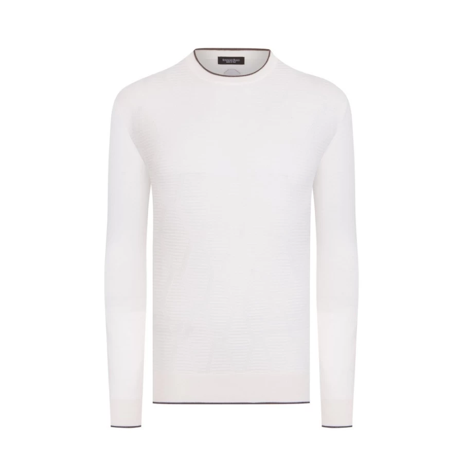 Stefano Ricci Men's Luxury Crewneck Sweater in Premium Knit - F20351_3204 Color