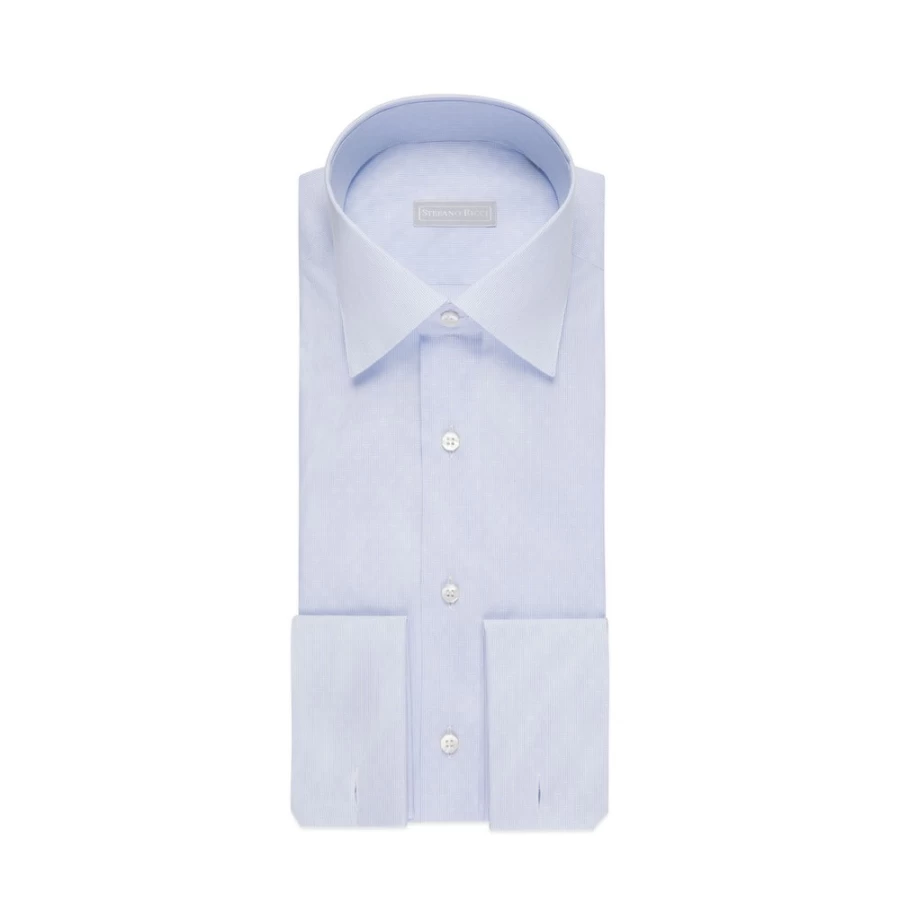 Stefano Ricci Men's Handmade Asti Shirt - Luxury Italian Cotton Dress Shirt