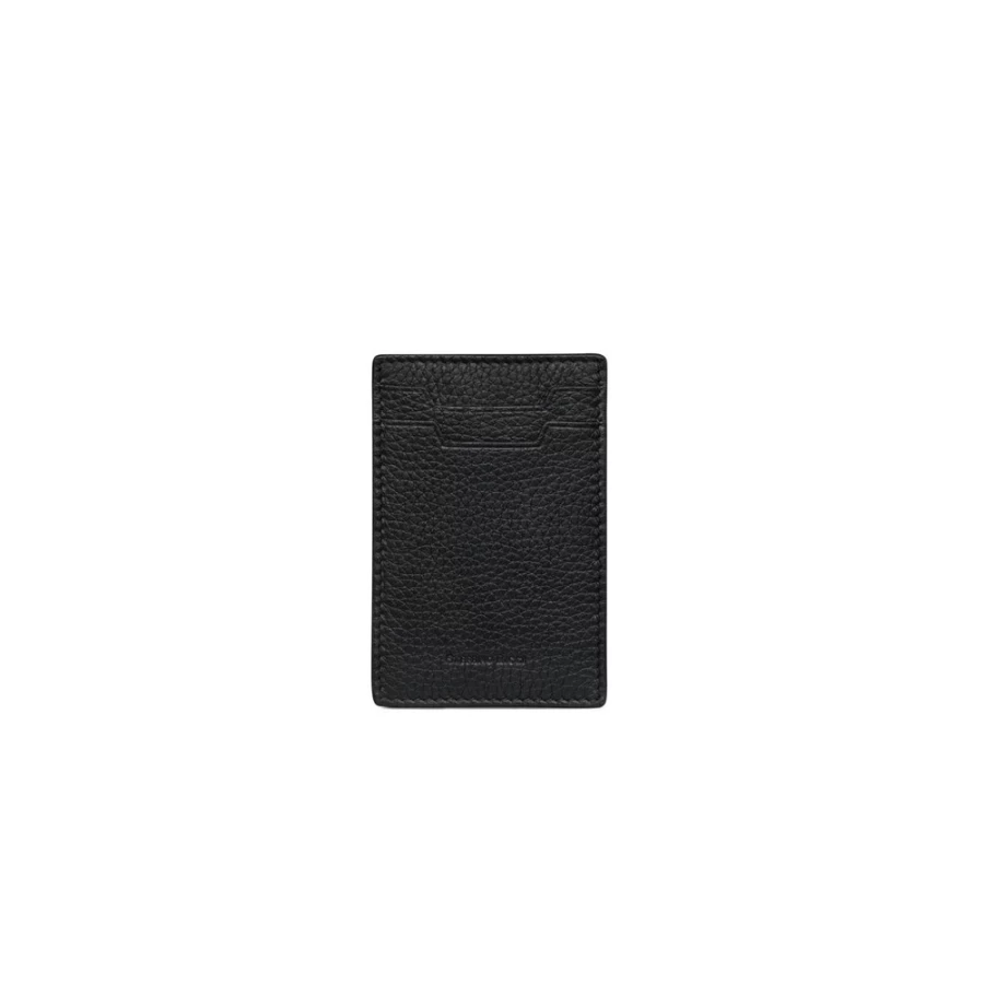 Stefano Ricci Handmade Calfskin Leather Card Holder in N999 Brown - Premium Slim Wallet for Men