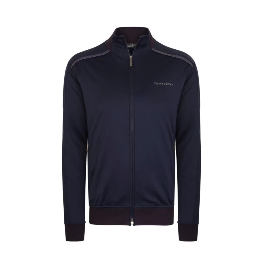 Stefano Ricci Men's Premium Jogging Suit Blouson - Luxury Tracksuit Jacket for Men