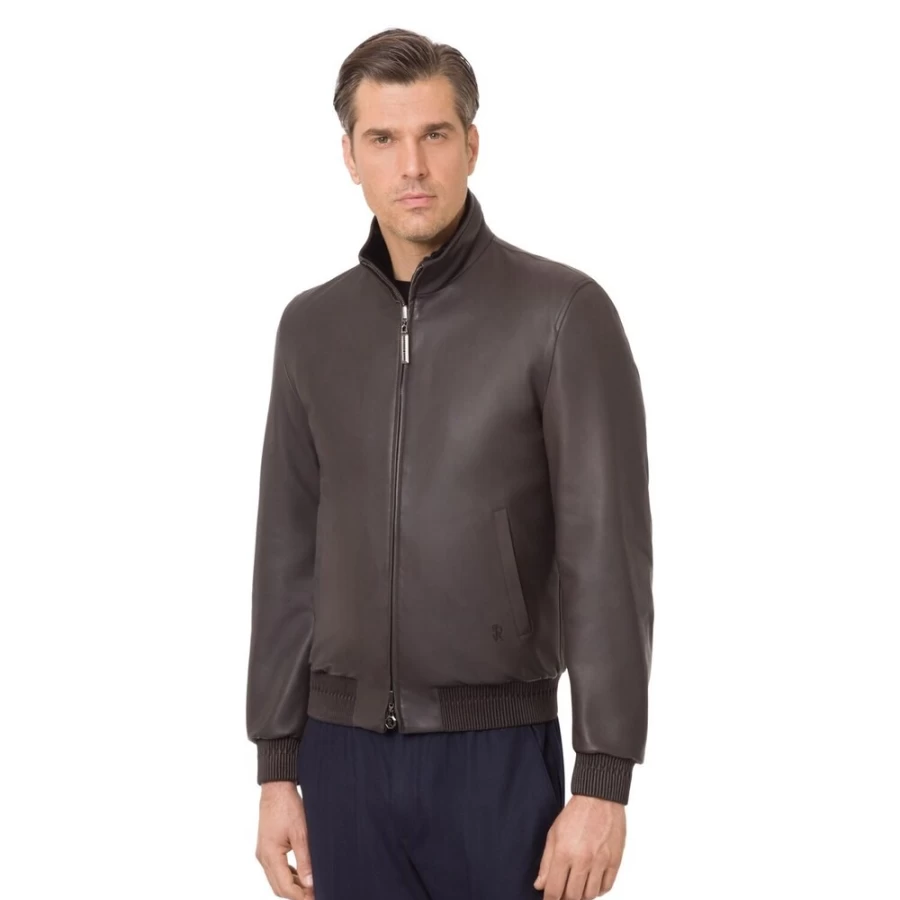 Stefano Ricci Men's Reversible Bomber Jacket | Luxury Blouson Coat