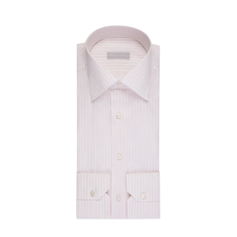 Stefano Ricci Men's Handmade Asti Shirt – Premium Luxury Cotton Dress Shirt