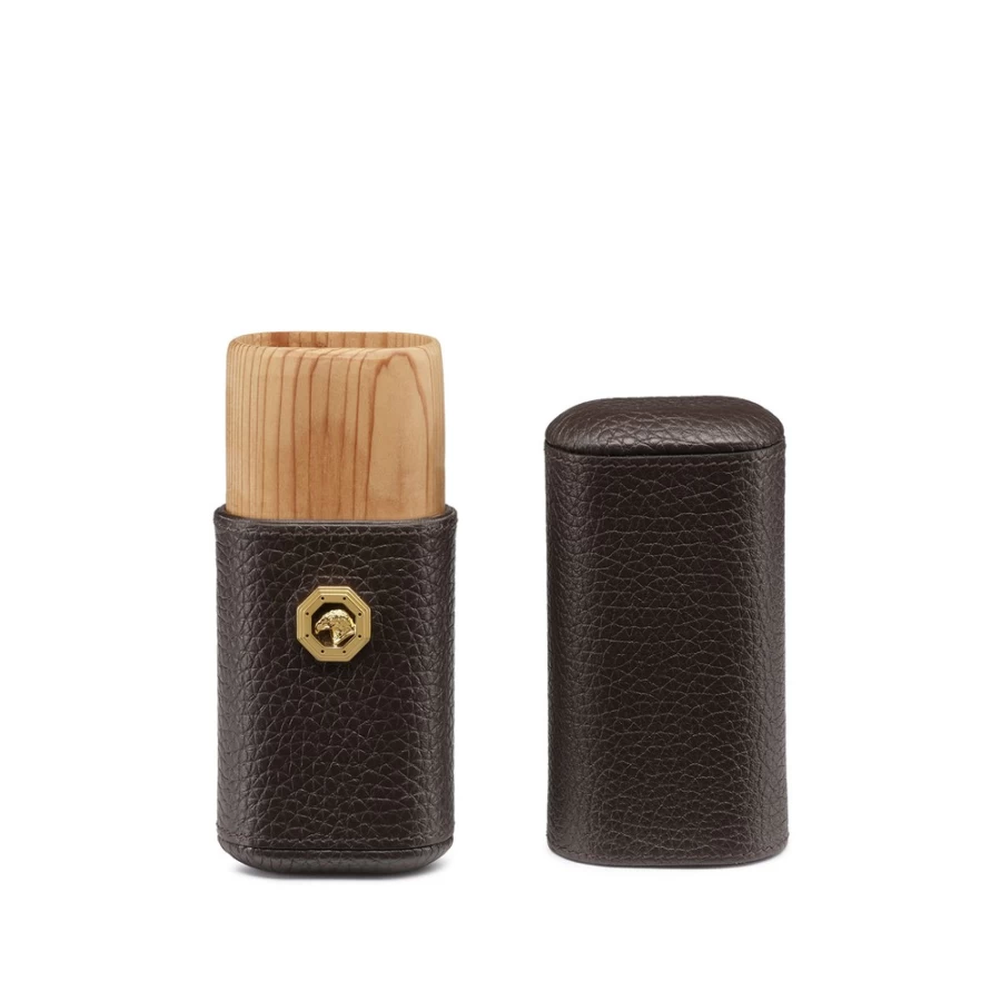 Stefano Ricci M019 Calfskin Leather Cigar Holder for 2 Cigars - Premium Cigar Accessories