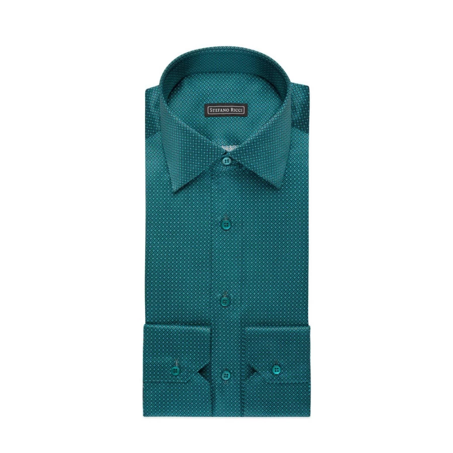 "Stefano Ricci Men's Handmade Torino Shirt – Luxury Italian Dress Shirt"