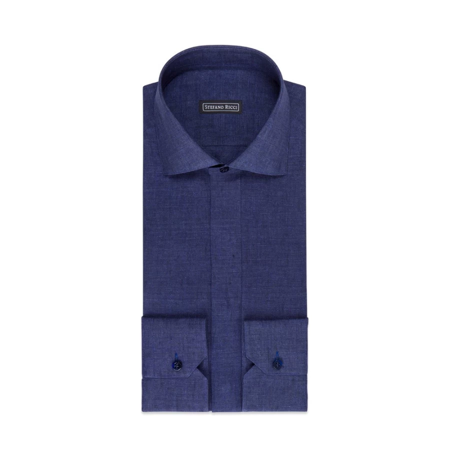 Stefano Ricci Handmade Eboli Shirt for Men - Premium Luxury L1180_010 Color