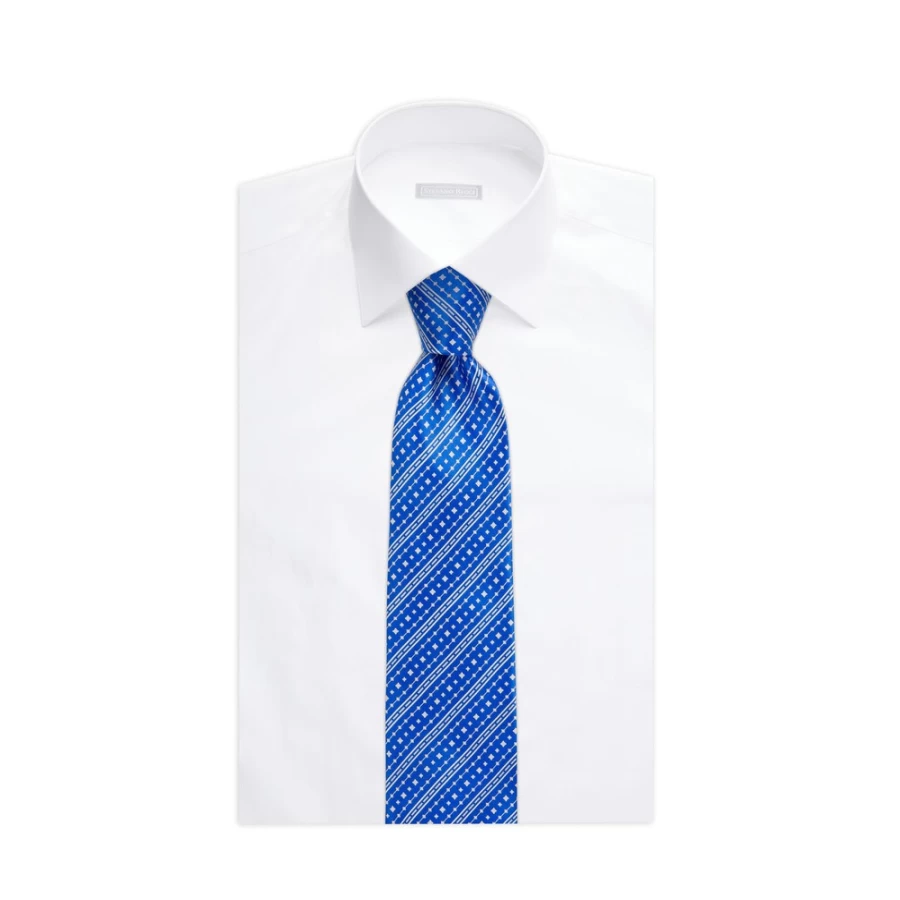 Stefano Ricci Luxury Hand-Printed Silk Tie in Elegant Color 47017_007