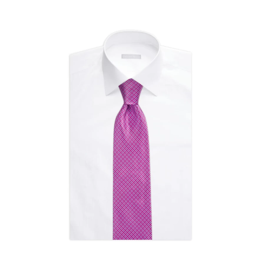 Stefano Ricci Luxury Hand-Printed Silk Tie in Elegant Color 47024_008