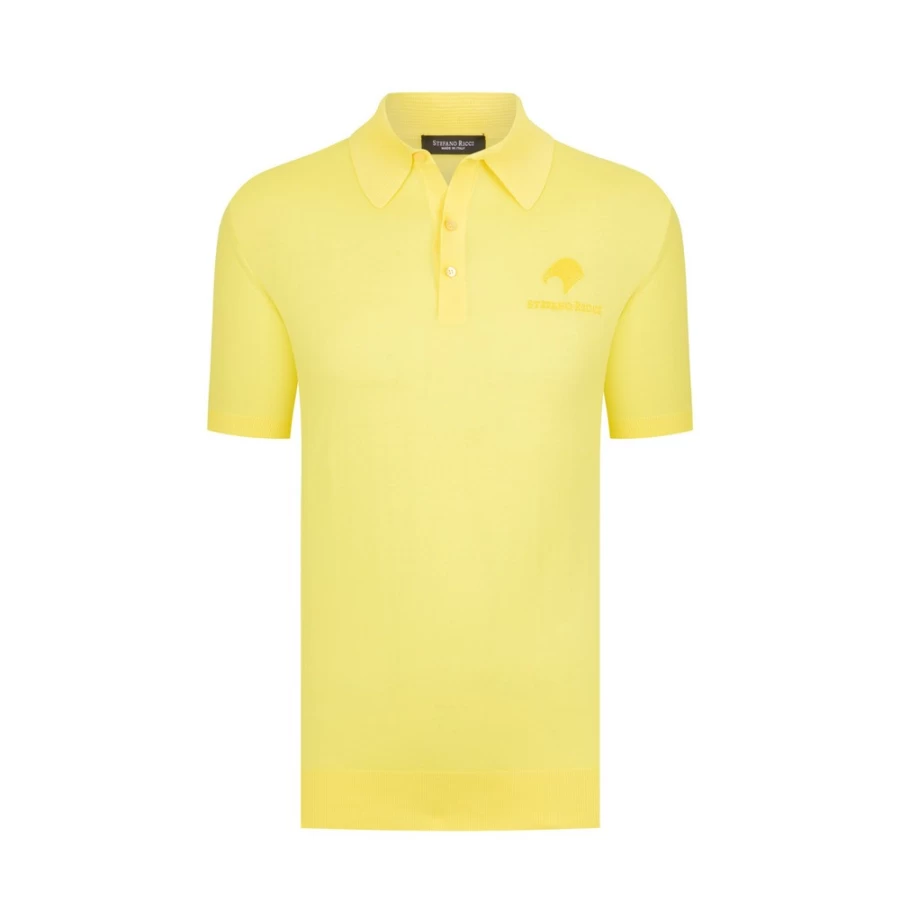"Stefano Ricci Men's Premium Three-Button Polo Shirt"