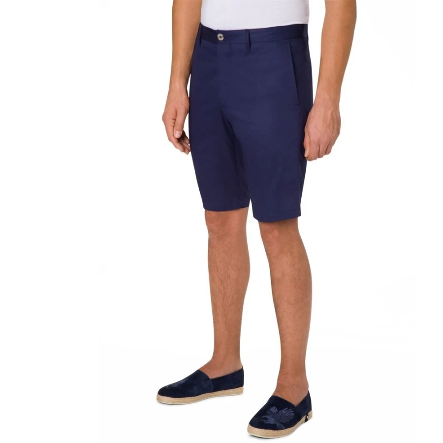 "Stefano Ricci Men's Bermuda Shorts | Luxury Cotton Summer Shorts for Men"