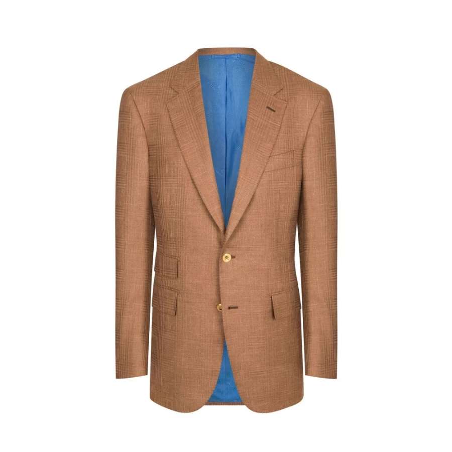 "Stefano Ricci Men's Luxury Two-Button Fiesole Jacket in Classic Style"