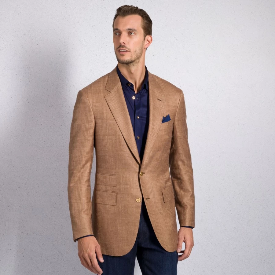 "Stefano Ricci Men's Luxury Two-Button Fiesole Jacket in Classic Style"