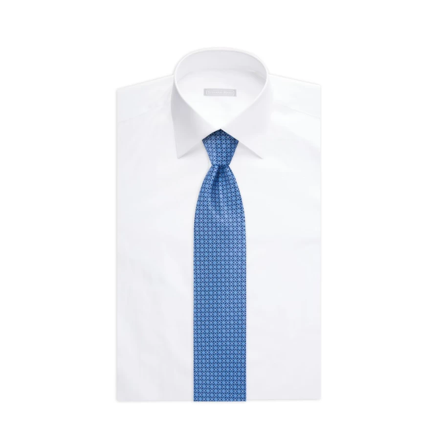 Stefano Ricci Luxury Hand-Printed Silk Tie in Elegant Color 39027_001