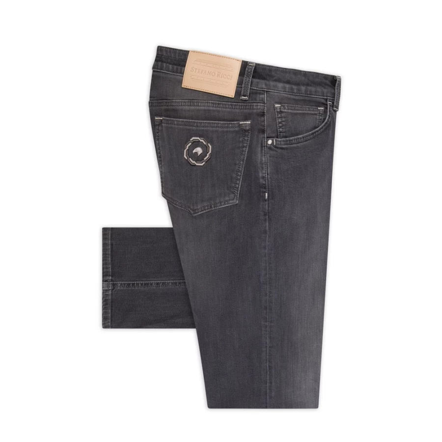 "Stefano Ricci Men's Premium Luxury Jeans - High-Quality Denim for Men"