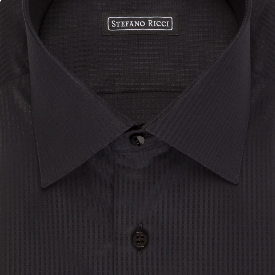 Stefano Ricci Men's Handmade Asti Shirt - Luxury Italian Cotton Dress Shirt