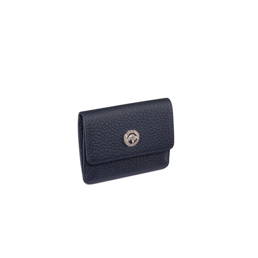 "Stefano Ricci Handmade Premium Calfskin Leather Card Holder - Luxury Slim Wallet"