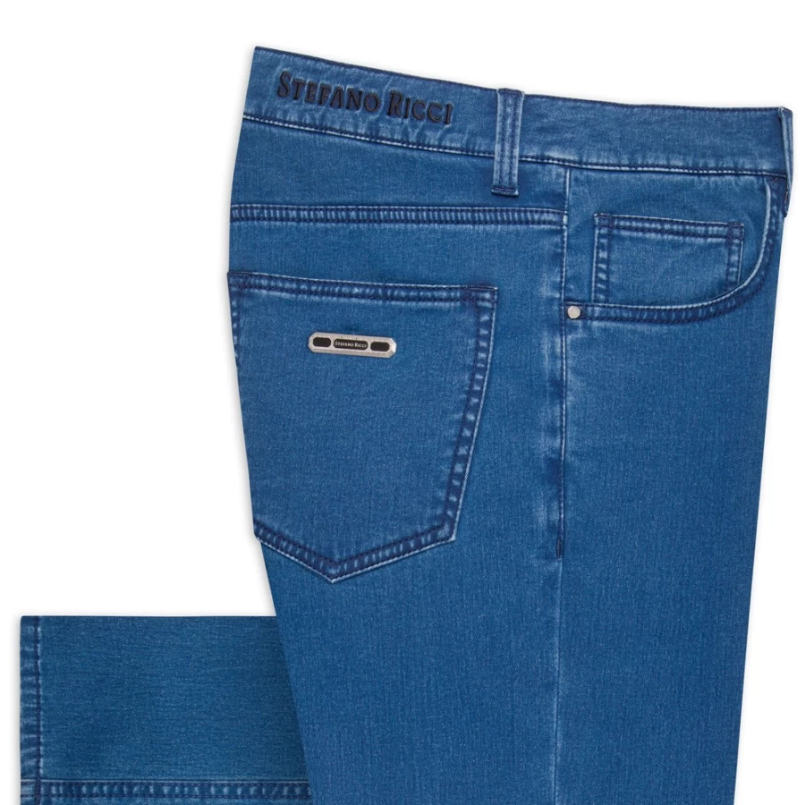 "Stefano Ricci Men's Premium Luxury Jeans for Style & Comfort"
