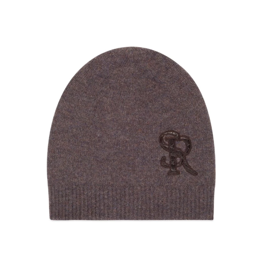 "Stefano Ricci Luxury Knit Hat for Men - Premium Winter Cashmere Beanie"