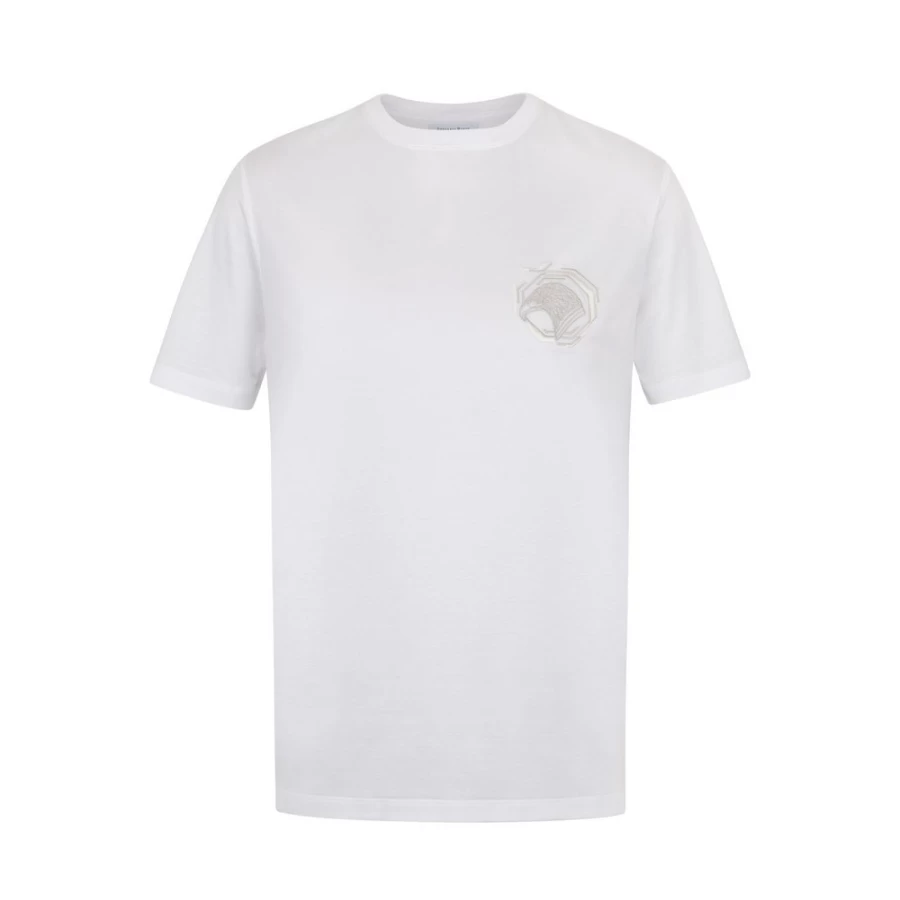 Stefano Ricci Men's W000 Crewneck T-Shirt | Premium Cotton Classic Fit