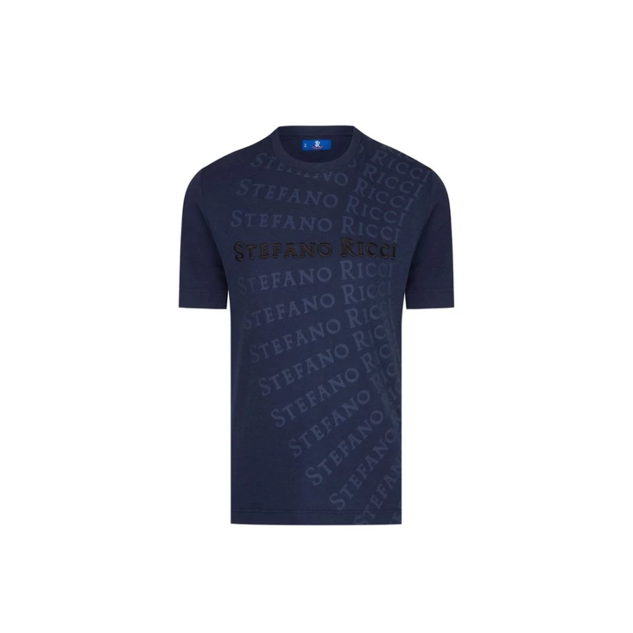 Stefano Ricci Junior Crewneck T-Shirt in Color B001 | Premium Cotton Comfort Fit
