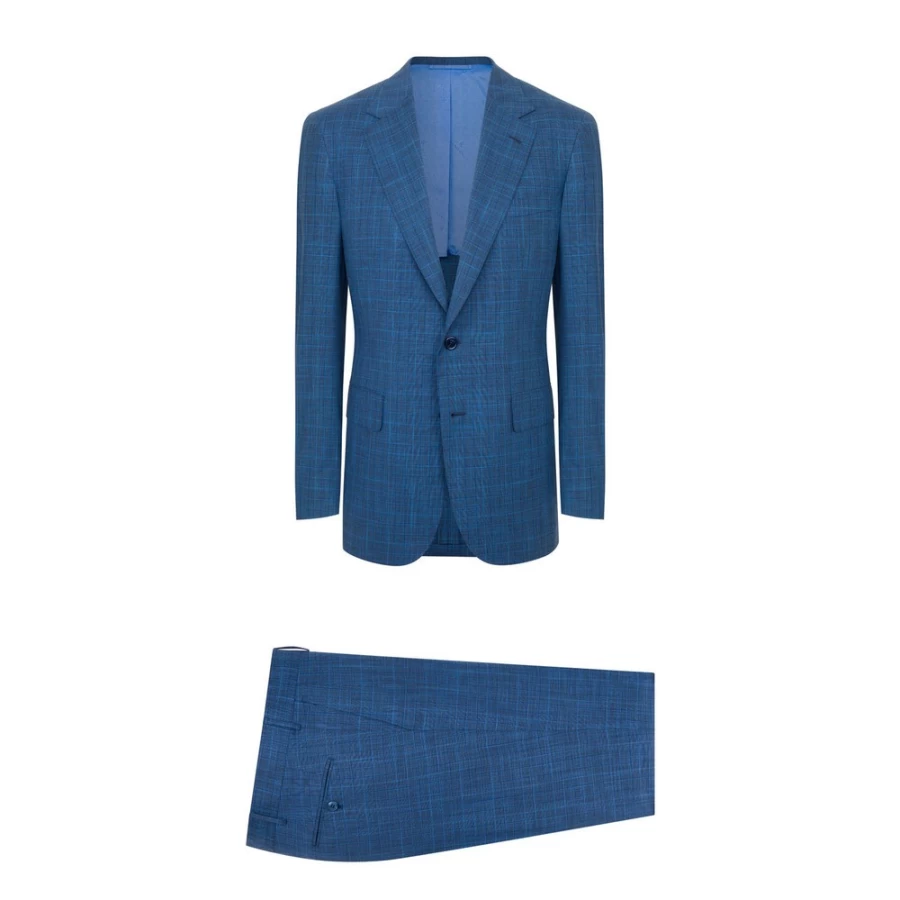 "Stefano Ricci Men's Premium Two-Button Suit – Classic Formal Blazer for Business & Events"