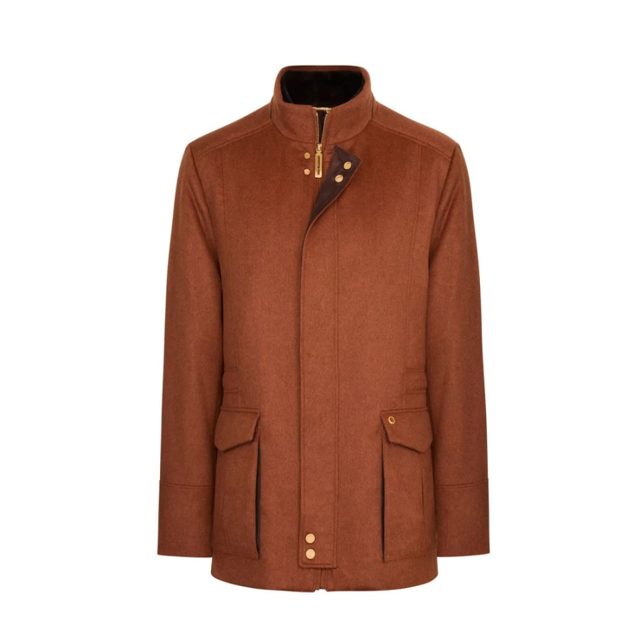Stefano Ricci Men's Luxury Cashmere & Beaver Fur Field Jacket – Premium Outerwear