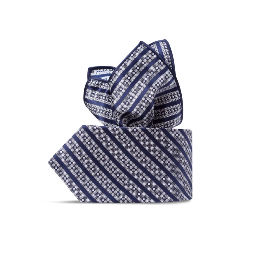 Stefano Ricci Luxury Hand-Printed Silk Tie Set in Elegant Color 37029_003