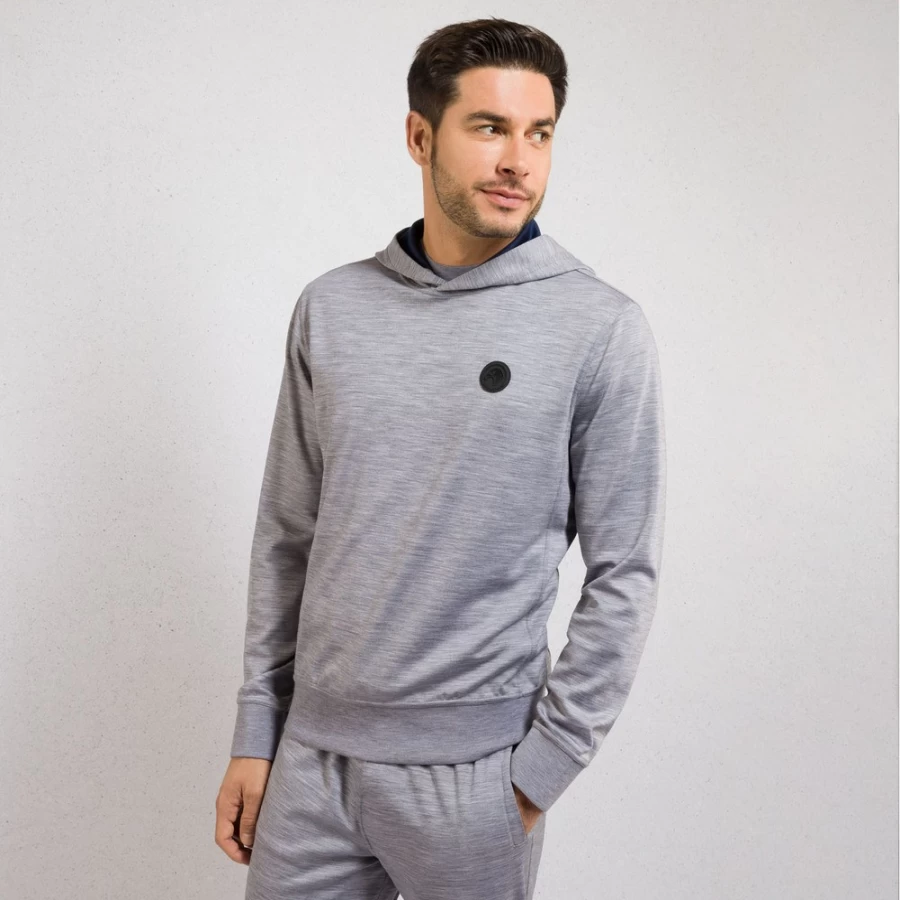 Stefano Ricci Men's Premium Hooded Jogging Sweatshirt for Athletic Comfort