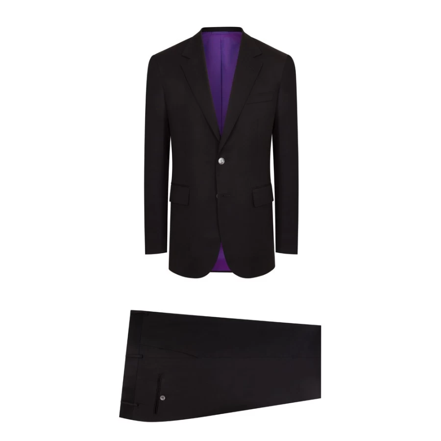 "Stefano Ricci Men's Premium Two-Button Suit – Classic Tailored Blazer for Formal Wear"