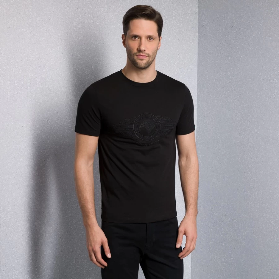 Stefano Ricci Men's N999 Crewneck T-Shirt | Premium Cotton Classic Fit