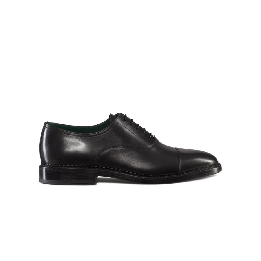Stefano Ricci Men's Calfskin Leather Oxford Dress Shoes Luxury Italian Handcrafted