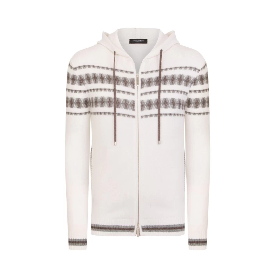 Stefano Ricci Men's Zip-Up Hooded Blouson Jacket
