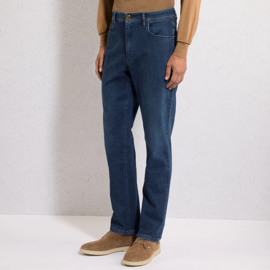 "Stefano Ricci Men's Premium Luxury Jeans for Style & Comfort"