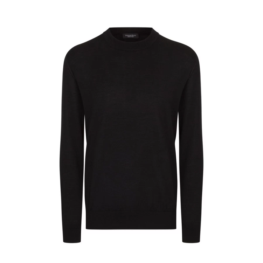 Stefano Ricci Men's Luxury Cashmere Silk Blend Crew Neck Sweater in F23303_2131